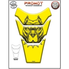 Rebon Moto Design Universal Motosiklet Tank Pad 3D Sticker 0374