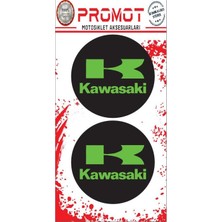 Rebon Moto Design Kawasakı Tasarım Damla Logo Sticker 02