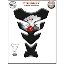 Rebon Moto Design Universal Motosiklet Tank Pad 3D Sticker 0257
