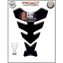 Rebon Moto Design Universal Motosiklet Tank Pad 3D Sticker 0275