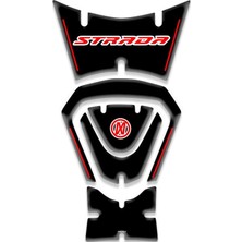 Rebon Moto Design Mondıal Strada Uyumlu Tank Pad  Set Kırmızı