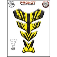 Rebon Moto Design Universal Motosiklet Tank Pad 3D Sticker 0319