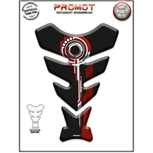 Rebon Moto Design Universal Motosiklet Tank Pad 3D Sticker 0333