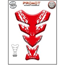 Rebon Moto Design Universal Motosiklet Tank Pad 3D Sticker 0328