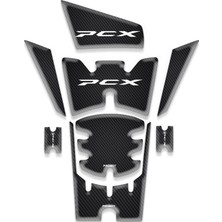 Rebon Moto Design Honda Pcx Uyumlu 8 Parça Karbon Tank Pad Set 2025