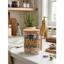 Empressco Perodia Bambu Kapaklı Kaşıklı Cam Baharat Kavanozu 640 ml - Fiyatı, Yorumları