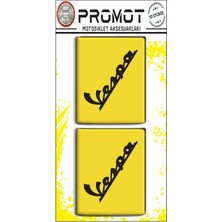Rebon Moto Design Vespa Damla Logo Sticker 14