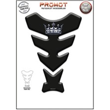 Rebon Moto Design Universal Motosiklet Tank Pad 3D Sticker 0082