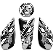 Rebon Moto Design Pulsar RS200 Uyumlu Tank Pad  Set 01