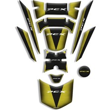 Rebon Moto Design Honda Pcx Uyumlu Tank Pad Full Set (2018-2020) 03