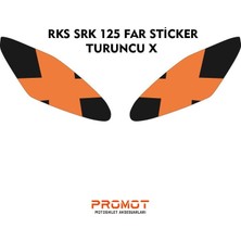Rebon Moto Design Srk 125 R 2023 - 2026 Uyumlu Far Sticker 08
