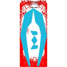 Rebon Moto Design Vrs 125 Uyumlu Far Üstü Şeffaf Film Sticker 06