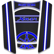 Rebon Moto Design Yamaha Xmax Uyumlu Mavi Tank Pad (2025-2026)