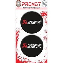 Rebon Moto Design Akrapovıc Damla Logo Sticker 01