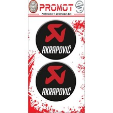 Rebon Moto Design Akrapovıc Damla Logo Sticker 02