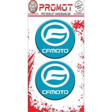 Rebon Moto Design Cf Moto Uyumlu Damla Logo Sticker 01