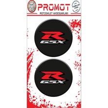 Rebon Moto Design Gsxr Uyumlu Damla Logo Sticker 01