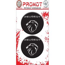Rebon Moto Design Peugeot Uyumlu Damla Logo Sticker 02