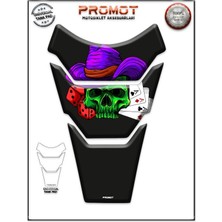 Rebon Moto Design Universal Motosiklet Tank Pad 3D Sticker 0372