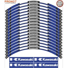 Rebon Moto Design Kawasaki Uyumlu Jant Şeridi Model 4