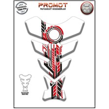Rebon Moto Design Universal Motosiklet Tank Pad 3D Sticker 0330