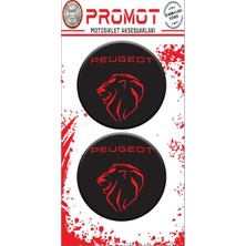 Rebon Moto Design Peugeot Amblemi Oto Sticker 3D 03