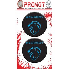 Rebon Moto Design Peugeot Uyumlu Damla Logo Sticker 05