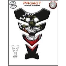 Rebon Moto Design Universal Motosiklet Tank Pad 3D Sticker 0247