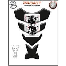 Rebon Moto Design Universal Motosiklet Tank Pad 3D Sticker 0264