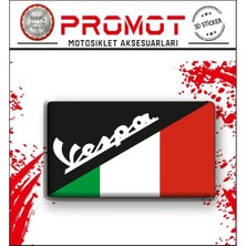 Rebon Moto Design Vespa Damla Logo Sticker 07