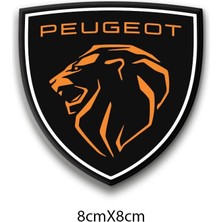 Rebon Moto Design Peugeot Amblemi Oto Sticker 3D 05