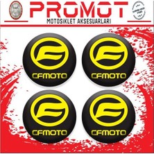 Rebon Moto Design Cf Moto Uyumlu Damla Sticker (4cm-4 Adet) 03