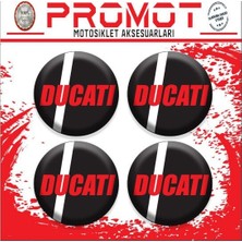 Rebon Moto Design Ducatı Uyumlu Damla Sticker (4cm-4 Adet) 01