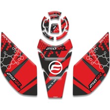 Rebon Moto Design Cfmoto 250SR Uyumlu Tank Pad SET(2021-2026) 04