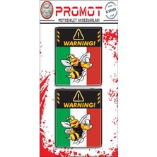 Rebon Moto Design Vespa Damla Logo Sticker 22