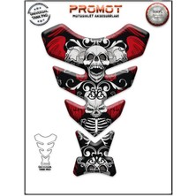 Rebon Moto Design Universal Motosiklet Tank Pad 3D Sticker 0288