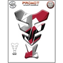 Rebon Moto Design Universal Motosiklet Tank Pad 3D Sticker 0310
