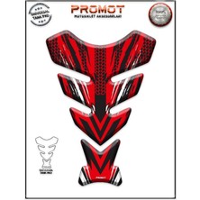 Rebon Moto Design Universal Motosiklet Tank Pad 3D Sticker 0320