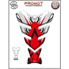 Rebon Moto Design Universal Motosiklet Tank Pad 3D Sticker 0322