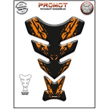 Rebon Moto Design Universal Motosiklet Tank Pad 3D Sticker 0327