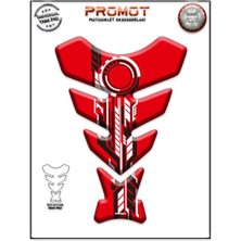 Rebon Moto Design Universal Motosiklet Tank Pad 3D Sticker 0332