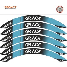 Rebon Moto Design Grace 202 Uyumlu Jant Şeridi Model 2