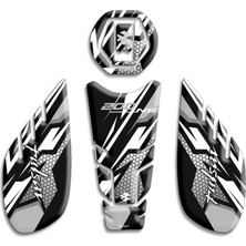 Rebon Moto Design Pulsar NS200 Uyumlu Tank Pad  Set 01