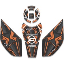 Rebon Moto Design Cfmoto 250SR Uyumlu Tank Pad SET(2021-2026) 06