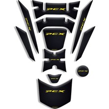 Rebon Moto Design Honda Pcx Uyumlu Tank Pad Full Set (2018-2020) 07
