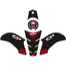 Rebon Moto Design Honda CB250R Uyumlu Tank Pad Set (2018-2024) 06