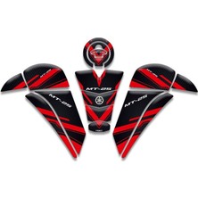 Rebon Moto Design Yamaha mt 25 Uyumlu Tank Pad Set (2020-2024) 03