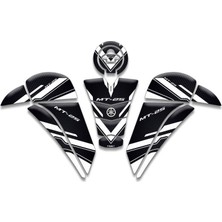 Rebon Moto Design Yamaha mt 25 Uyumlu Tank Pad Set (2020-2024) 05
