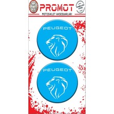 Rebon Moto Design Peugeot Amblemi Oto Sticker 3D 09