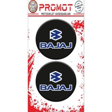 Rebon Moto Design Bajaj Uyumlu Damla Logo Sticker 03
